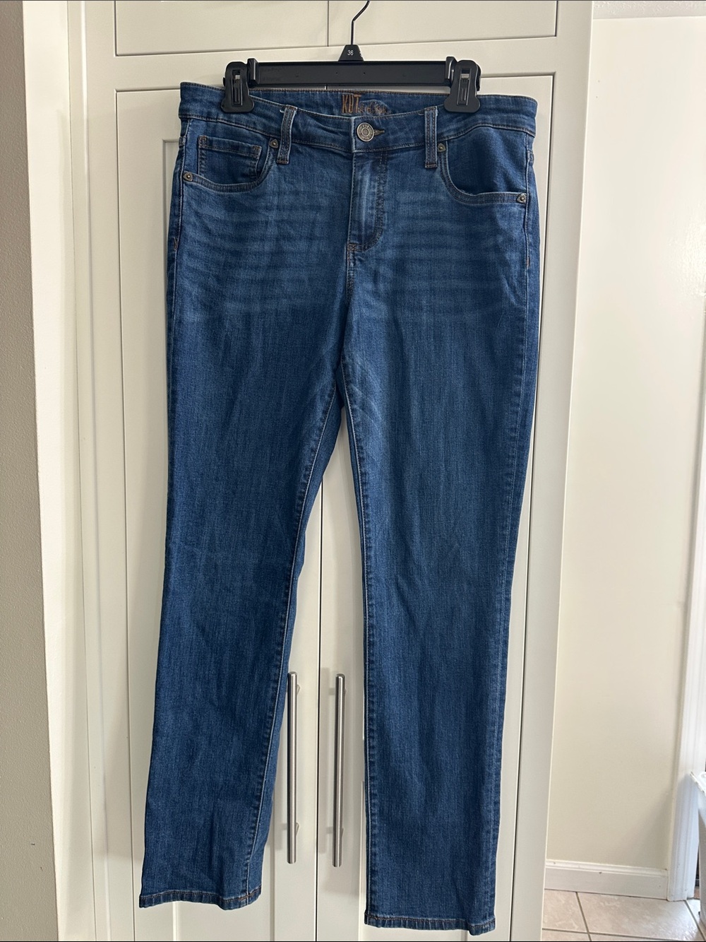 Women's KUT Catherine Boyfriend Ankle Cropped Jeans Sz 6